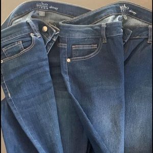 New York and Company Women’s size 10 tall Soho skinny jeans